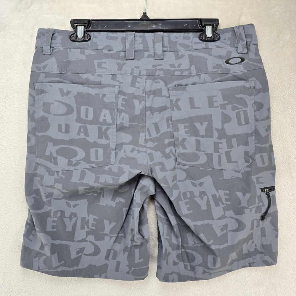 Oakley Golf Transition Ransom Short Mens 33 Gray Collage AOP Regular Fit - Picture 7 of 13